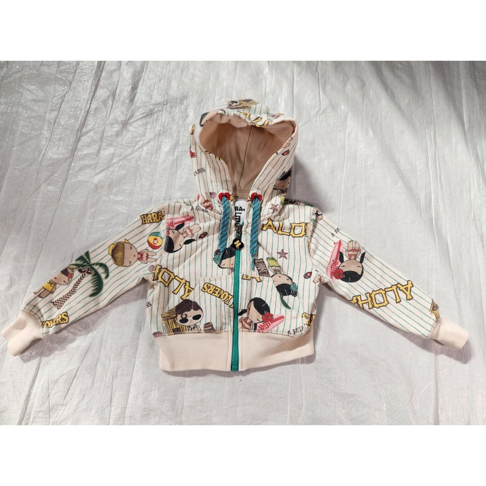 Rare Vintage Y2k Harajuku Lovers Baby Girl Hoodie 2 Toddler Gwen Stefani Zip